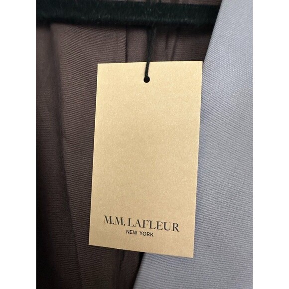 MM Lafleur The Yiyan Blazer Wool Twill Light Lilac Purple One Button Women 4 NEW - Picture 5 of 12